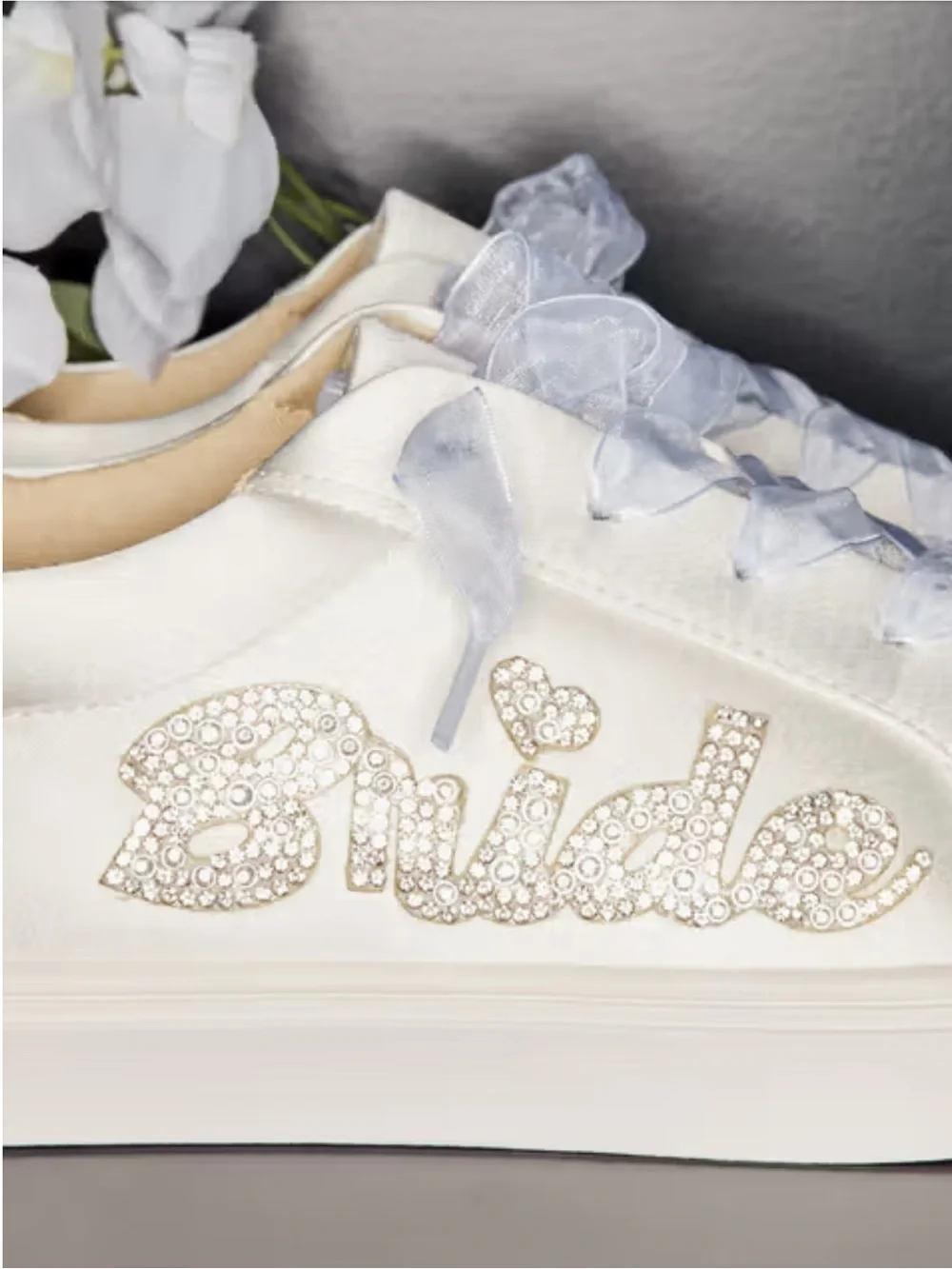 Betsey Johnson Jeweled Bride Blare Sneakers